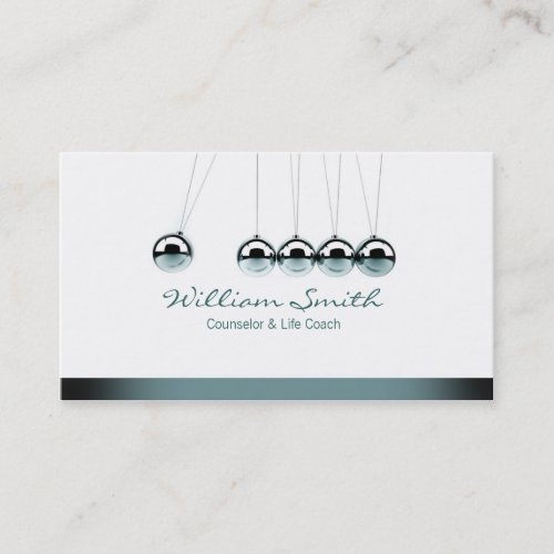 Counselor &amp; Life Coach Business Card Template