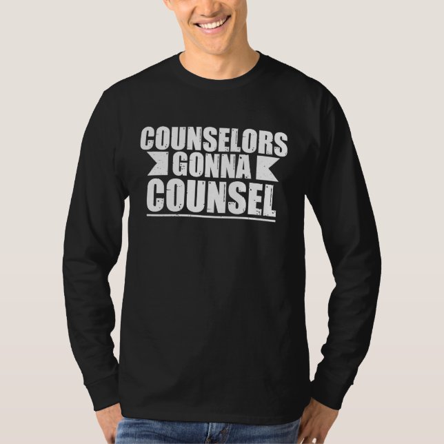 Counselor  Mental Health Therapist For Men Women T-Shirt (Front)