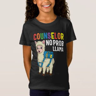 Counselor no Prob Llama First Day Of School T-Shirt