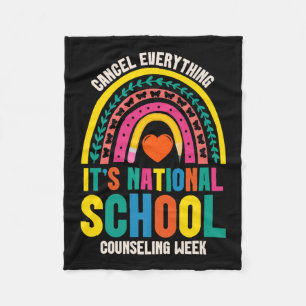 Counselor Outfit Its National School Counseling We Fleece Blanket