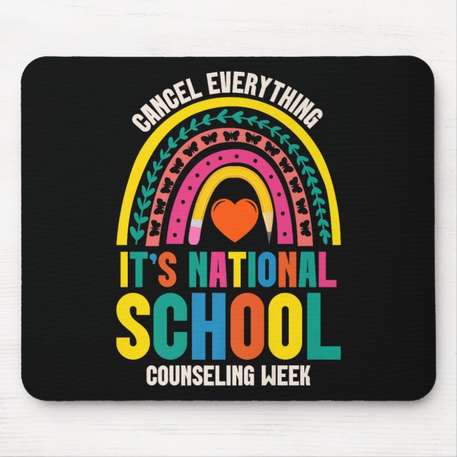 Counselor Outfit Its National School Counseling We Mouse Pad (Front)