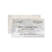 Counselor Psychologist Mental Health Business Card
