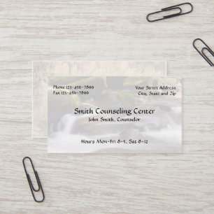 Counselor Psychologist Mental Health Business Card
