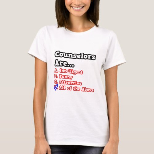 Counselor QuizJoke T_Shirt