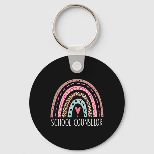 Counselor Rainbow Counseling Back To School  Keychain