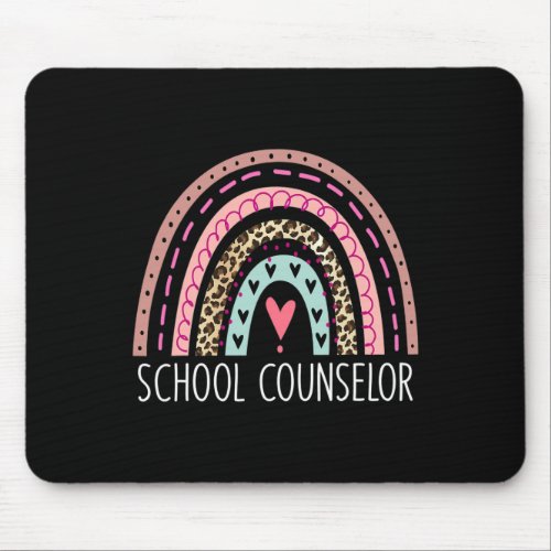 Counselor Rainbow Counseling Back To School  Mouse Pad