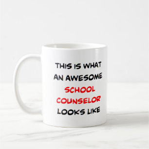 counselor school, awesome coffee mug