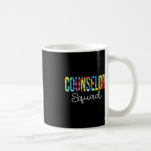 Counselor Squad Tie Dye Appreciation Day Back To S Coffee Mug