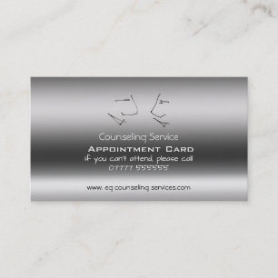 Counselor, Talking Heads Appointment Card