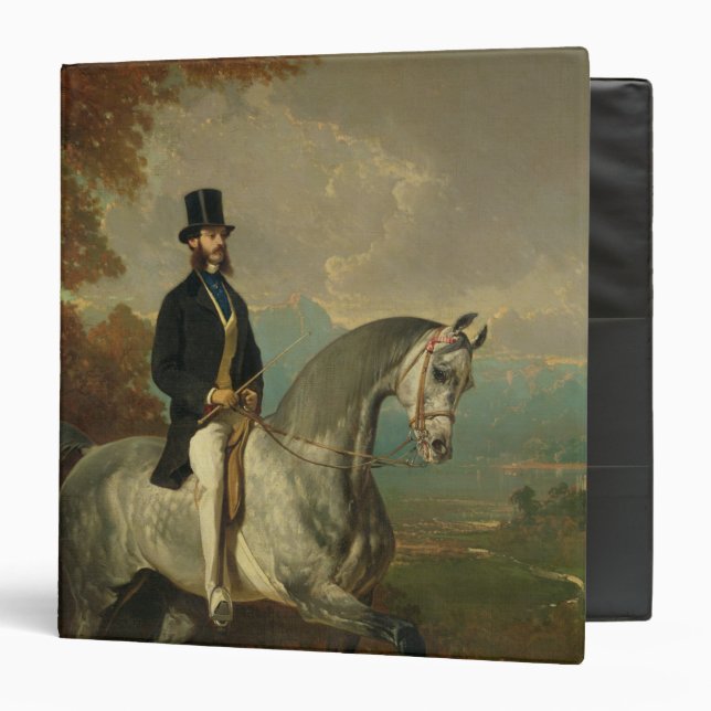 Count Alfred de Montgomery  1850-60 Binder (Front/Inside)