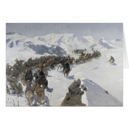 Count Argutinsky crossing the Caucasian Range Cards (Front Horizontal)