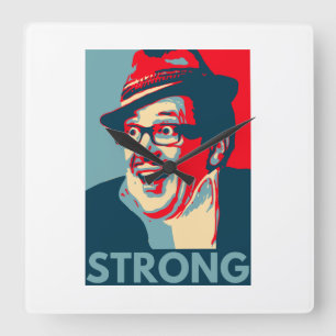 Count Arthur Strong wall clock