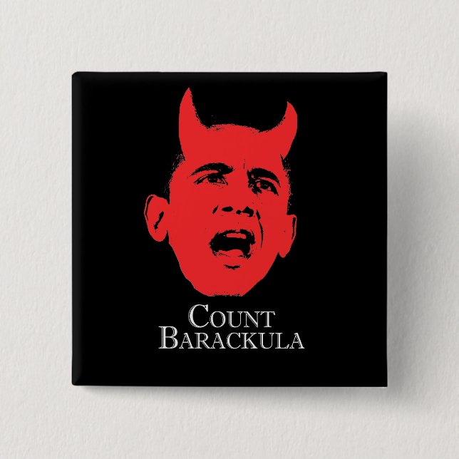 Count Barackula 2 Pinback Button (Front)