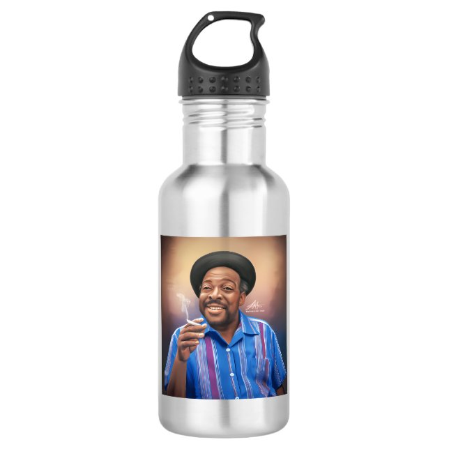 Count Basie Stainless Steel Water Bottle (Front)