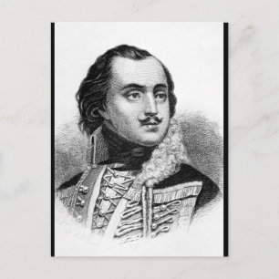Count Casimir Pulaski. Copy_War Image Postcard