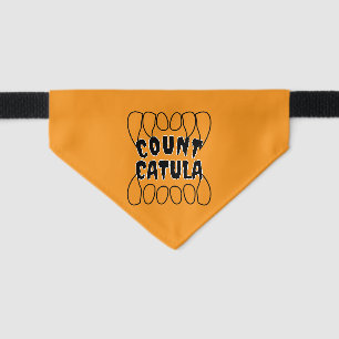 Count Catula Halloween Cat Pet Bandana Collar