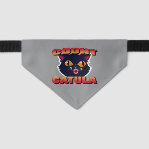Count Catula Halloween Pet Bandana Collar