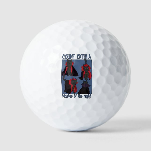 Count Catula Master of the Night Golf Balls (Front)