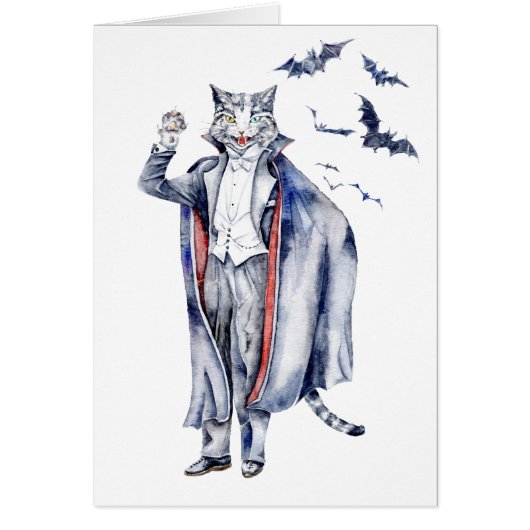 Count Catula Vampire Cat Cards (Front)