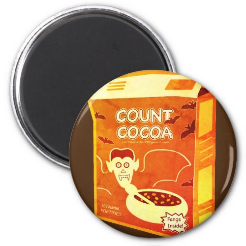 Count Cocoa 2 Inch Square Magnet