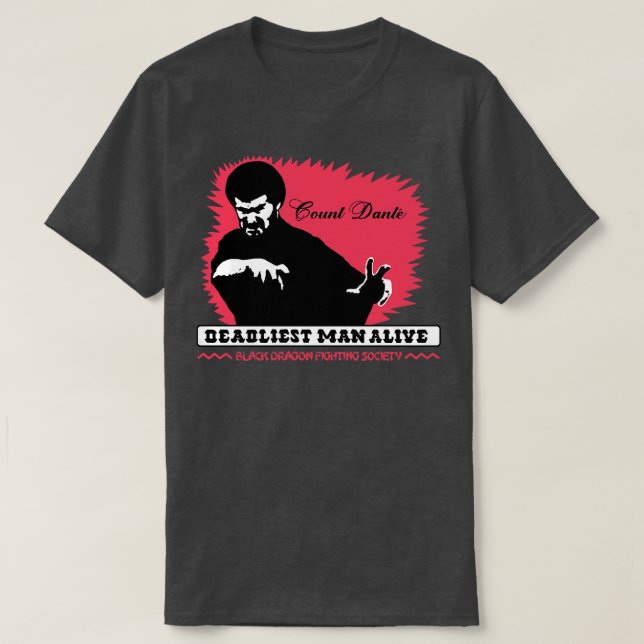 Count Dante Black Dragon Fighting Society T-Shirt (Design Front)