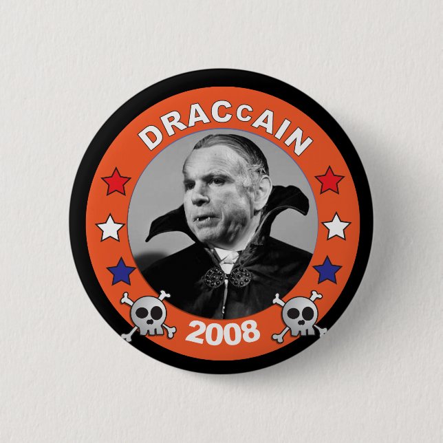 Count DracCain 2008 Pinback Button (Front)
