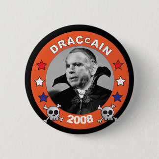 Count DracCain 2008 Pinback Button