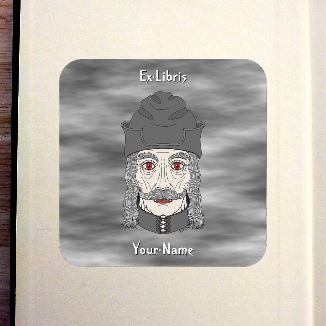 Count Dracula 2026 Bookplate (Count Dracula 2026 Bookplate in Old Book)