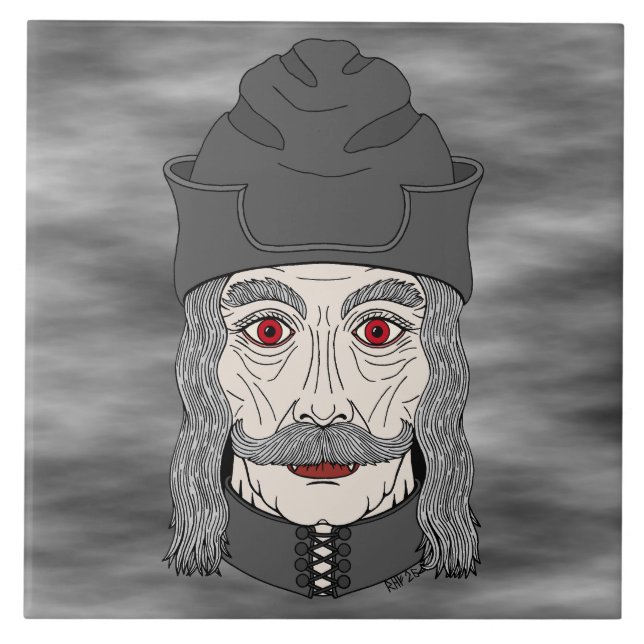 Count Dracula 2026 Ceramic Tile (Front)