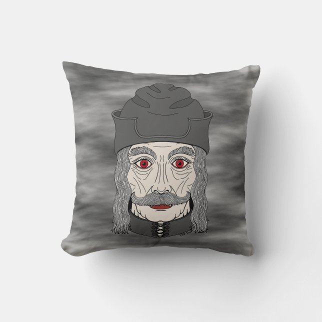 Count Dracula 2026 Throw Pillow (Front)