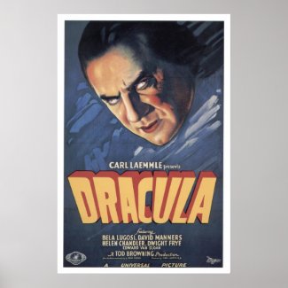 Count Dracula- Bela Lugosi 1931 Poster