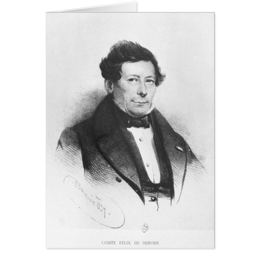 Count Felix de Merode 1837 Cards (Front)