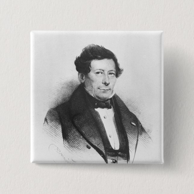 Count Felix de Merode  1837 Pinback Button (Front)