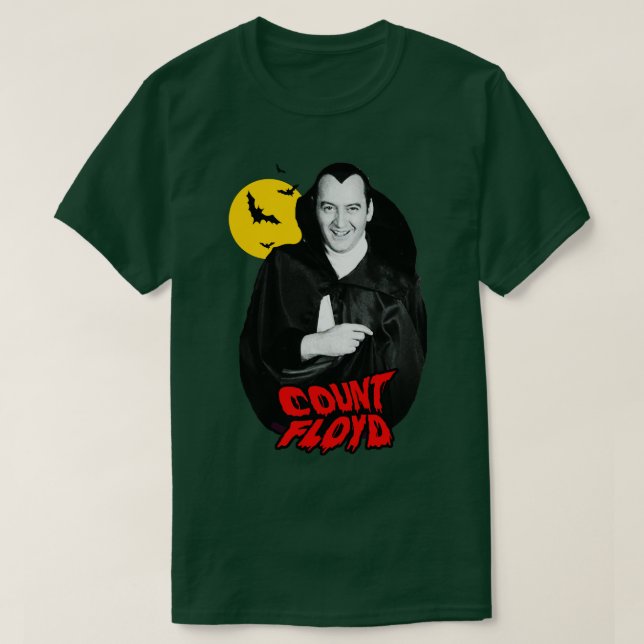 Count Floyd SCTV T-Shirt (Design Front)
