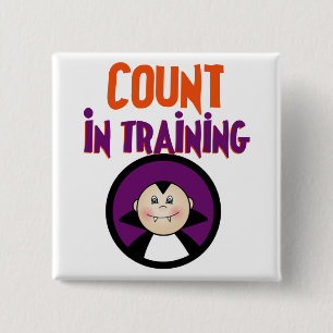 Count in Training Tshirts and Gifts Button