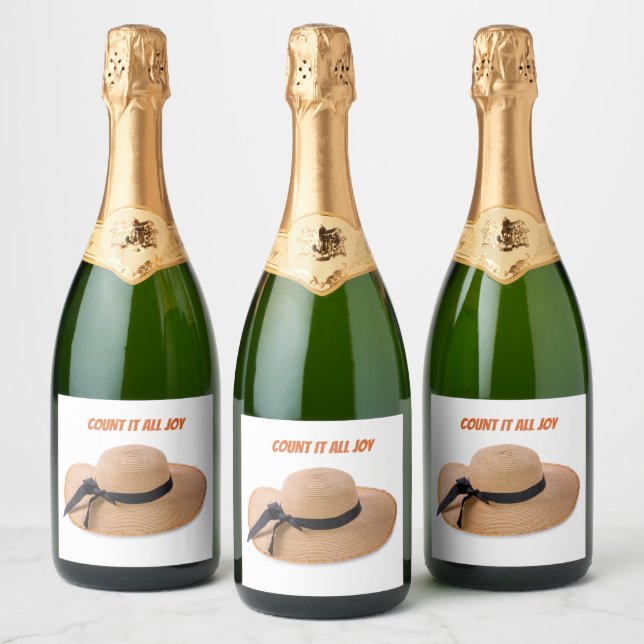 Count It All Joy Champagne Label (Bottles)