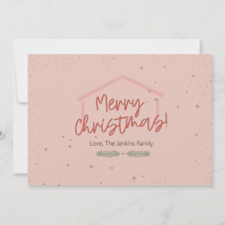 Count it all joy Christmas holiday photo card