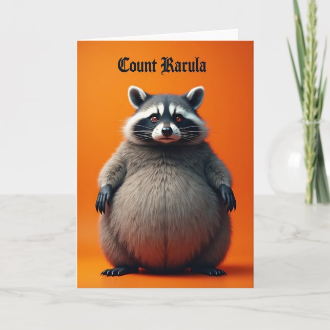 Count Karulas Spooky Card (Front)