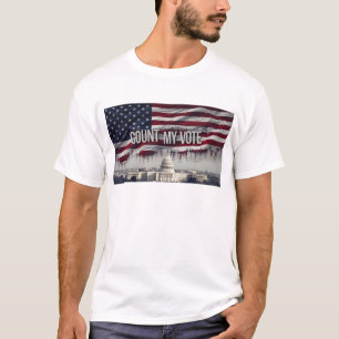 COUNT MY VOTE Men's T-Shirt