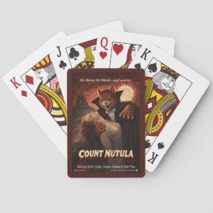 Count Nutula Retro Movie Parody Poker Cards