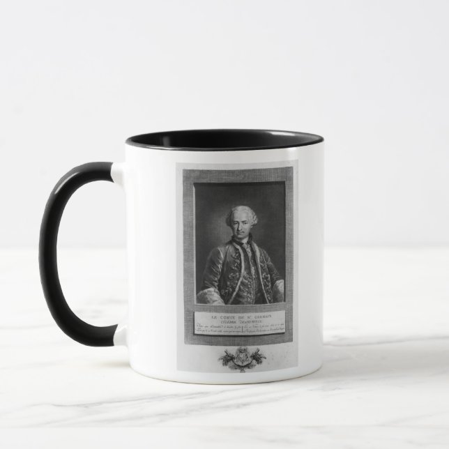 Count of St. Germain, famous alchemist, 1783 Mug (Left)