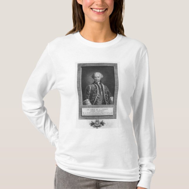 Count of St. Germain, famous alchemist, 1783 T-Shirt (Front)