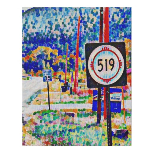 Count on Forrestliterally 519 not 515 words Faux Canvas Print