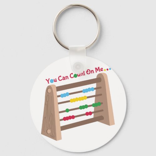 Count On Me Keychain