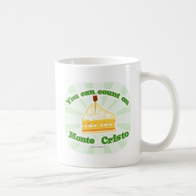Count on Monte Cristo Coffee Mug (Right)