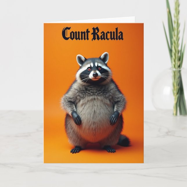 Count Raculas Spooky Fun Card (Front)
