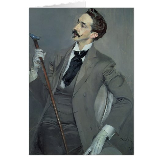 Count Robert de Montesquiou  1897 Cards (Front)