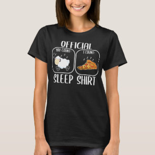 Count Sheep Pizza Sleepshirt T-Shirt