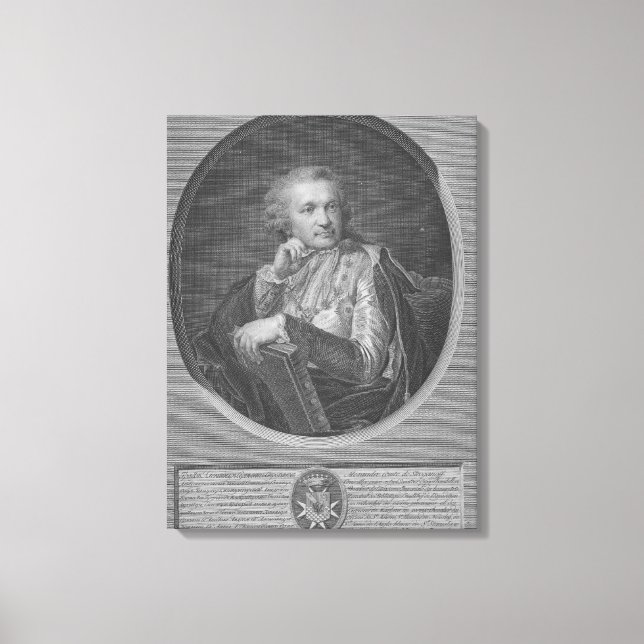 Count Stroganov Canvas Print (Front)