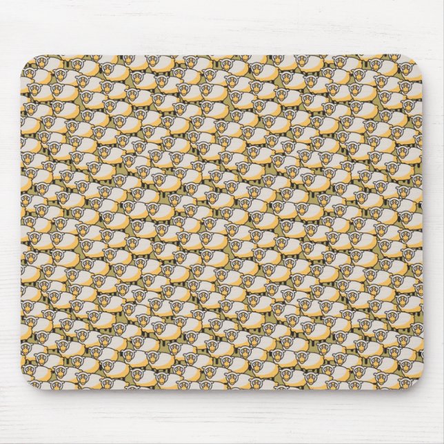 Count The Sheep Mouse Pad (Front)